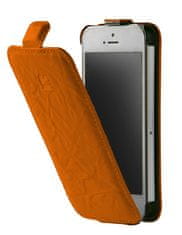 Nobrand Torbica INDIGO Flip za iPhone 5 - oranžna