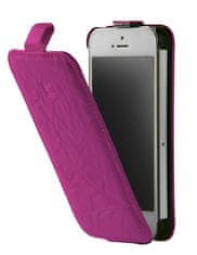 Nobrand Torbica INDIGO Flip za iPhone 5 - roza