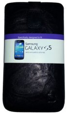 Nobrand Torbica INDIGO Wash za Galaxy S5 - črna - žepek za telefon, dimenzije telefona do 142 x 72 x 8.1mm