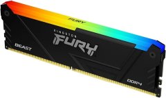 Kingston FURY Beast/DDR4/32GB/3733MHz/CL19/2x16GB/RGB/črna