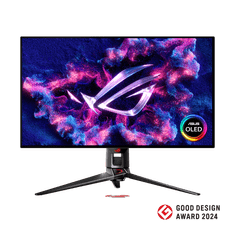 ASUS PG32UCDP ROG Swift gaming monitor, 81,3 cm, 4K UHD, OLED, črn (90LM0A50-B01370)