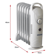 Mesko Grelec oljni 7-reber, MS 7804, 800W, termostat