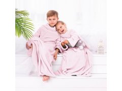 DecoKing DecoKing, Otroška televizijska odeja Lazy Kids 90x105 - roza