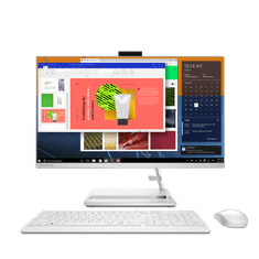 Lenovo IdeaCentre AIO 3 računalnik, R5 7430U, 68,58 cm (27), FHD, 16GB, SSD512GB, W11H, bel (F0FY00PTSC)