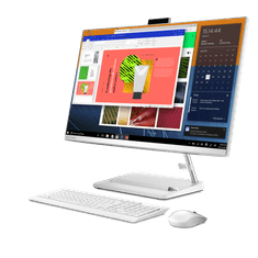 Lenovo IdeaCentre AIO 3 računalnik, R5 7430U, 68,58 cm (27), FHD, 16GB, SSD512GB, W11H, bel (F0FY00PTSC)