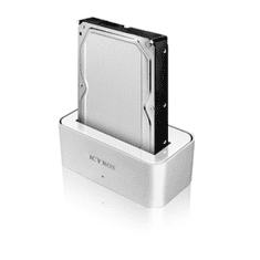 IcyBox IB-111StU3-Wh priklopna postaja za 1x HDD/SSD z vmesnikom USB 3.0 Type-A