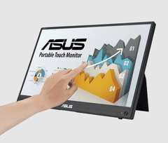 ASUS MB16AMTR ZenScreen Touch prenosni monitor na dotik, 39,6 cm, FHD, IPS, črn (90LM04S0-B02170)