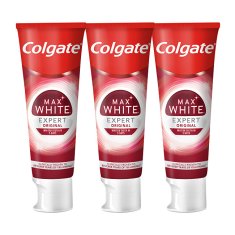 Colgate Max White Expert Original belilna zobna pasta 3 x 75 ml