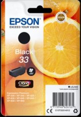 Epson enojni paket črnega črnila 33 Claria Premium C13T33314012