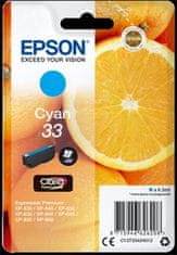 Epson enojno pakiranje črnila Cyan 33 Claria Premium