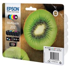 Epson multipack 5 barv, 202 črnilo Premium, standardno