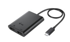 I-TEC USB-C Dvojni 4K/60Hz (enojni 8K/30Hz) video adapter HDMI