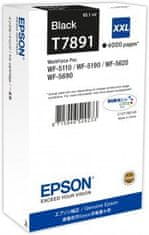 Epson Črna črnilna kartuša XXL serije WF-5xxx T7891