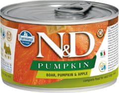 N&D Konzerva N&amp;D Dog Wild Boar, Pumkin &amp; Apple 140g