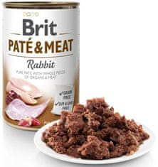 Brit Paté in meso zajca v pločevinki 400g