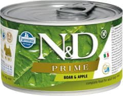 N&D Hrana v konzervi N&amp;D Dog Prime Wild Boar &amp; Apple 140g