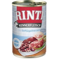 RINTI Konzervirana hrana Kennerfleisch Adult perutninsko srce 400g