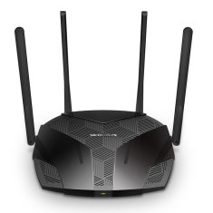 Mercusys MR80X AX3000 Dual Band WiFi 6 Gigabit brezžični usmerjevalnik-router / dostopna točka