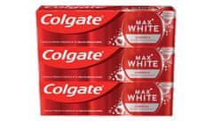 Colgate Max White Luminous Whitening zobna pasta 3 x 75 ml