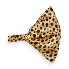 Kozmetični naglavni trak Satin Animal Print (Curl Protector)