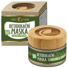 Purity Vision Bio maska za razstrupljanje z matcho in spirulino 40 ml