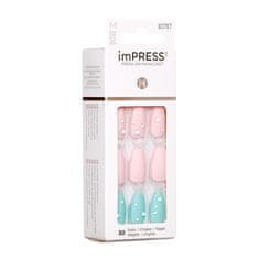 Samolepilni nohti imPRESS Nails Dew Drop 30 kosov