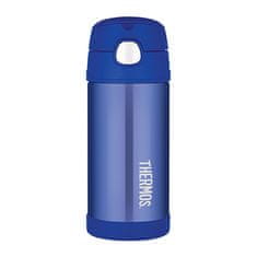 Thermos FUNtainer Otroška termoska s slamico - modra 355 ml