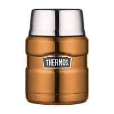 Thermos Style Termos za hrano z zložljivo žlico in skodelico - bakreni 470 ml