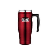 Thermos Style Nepremočljiv termo vrč z ročajem - rdeč 470 ml