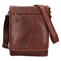 Moška usnjena crossbody torba