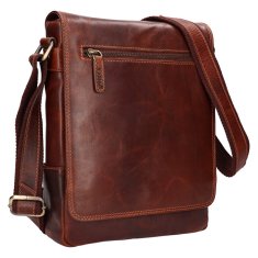 Moška usnjena crossbody torba