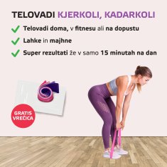 Sport2People Booty Shape Bands – Komplet 4 elastičnih trakov za oblikovanje zadnjice in nog