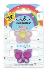 Invisibobble Clipstar Glow Happy Flower 2 kosa