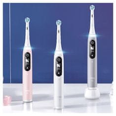 Oral-B Električna zobna ščetka iO6 Series Duo Pack White/Pink Sand Extra Handle 2 kosa