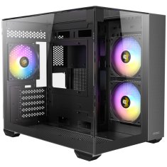 Antec CX600M Trio ARGB mini ATX okno črno ohišje