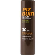 Piz Buin Balzam za ustnice z aloe vero SPF 30 (In Sun Lipstick Aloe Vera Extra Care) 4,9 g