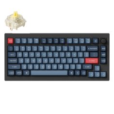 Keychron Brezžična mehanska tipkovnica V1 Max QMK/VIA z gumbom Banana Switch (črna)