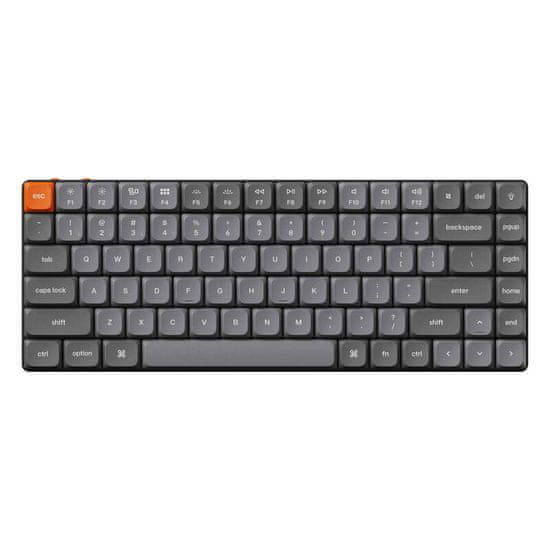 Keychron K3 Max QMK/VIA RGB Nizkoprofilna ultra-tanka brezžična mehanska tipkovnica z rdečim stikalom