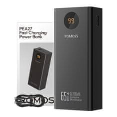 Romoss Powerbank PEA27S Pro 27000mAh 65W (črna)