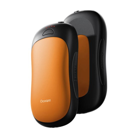 Ocoopa UT3 Pro 2x5000 mAh grelnik rok s funkcijo powerbank, USB-C, oranžna/črna