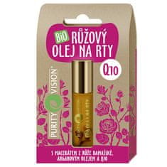 Bio rožnato olje za ustnice Q10 10 ml