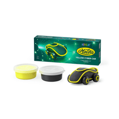 HEY CLAY ustvarjalni set - Cyber Car Yellow