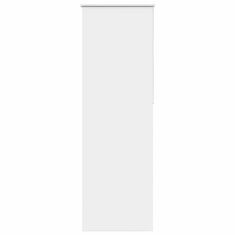 shumee vidaXL Rolo zatemnjena bela 70x230cm tkanina širina 65,7cm poliester