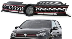 Mstyling Športna maska VW Golf 6 GTI izgled rdeč rob