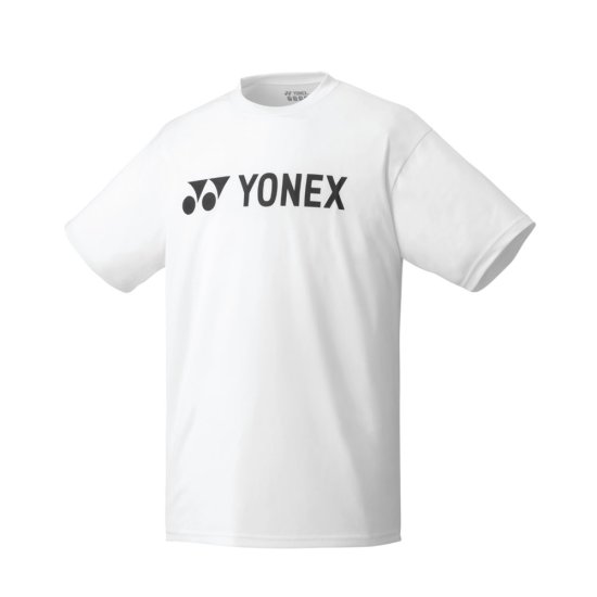 Yonex Majice bela M Club Team Logo Print