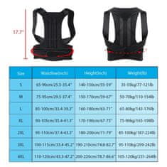 Smart Plus Nova zgornja hrbtna drža Posture Corrector Posture Clavicle Support Corrector Back Straight Shoulders Brace Strap Correctpor