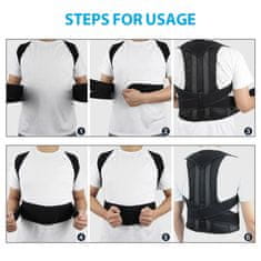 Smart Plus Nova zgornja hrbtna drža Posture Corrector Posture Clavicle Support Corrector Back Straight Shoulders Brace Strap Correctpor