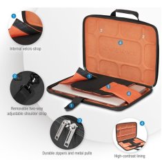 Everki EVA Hard Case 14,1" (EKF880) črna torba za prenosnik