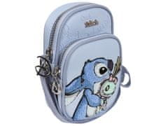Disney Disney Stitch Modra torbica, majhna torbica z nastavljivim pasom, mini torbica 18x6x12 cm 