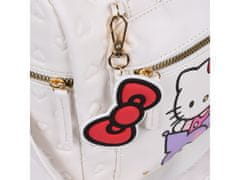 HELLO KITTY Hello Kitty Bela potovalna torba, potovalna torba, vikend torba, z zadrgo 38x26x16 cm 